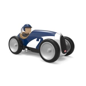 Baghera Retro speelgoedauto Racer blauw