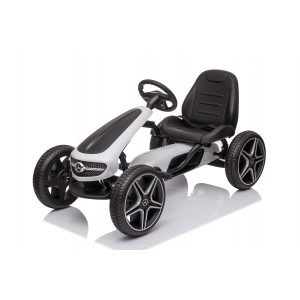 Mercedes Gokart Skelter voor kinderen Wit Elektrische kinderauto Autovoorkinderen