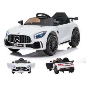 Mercedes elektrische kinderauto GTR AMG wit Alle producten Autovoorkinderen