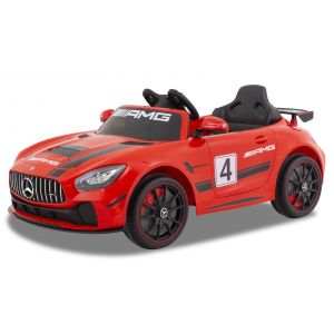 Mercedes elektrische kinderauto GT4 rood