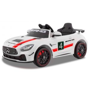 Mercedes elektrische kinderauto GT4 wit