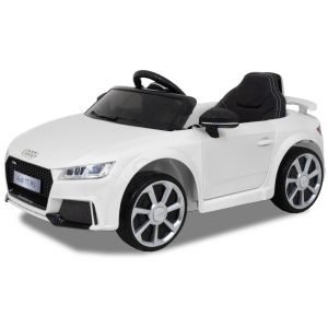 Audi elektrische kinderauto TT RS wit