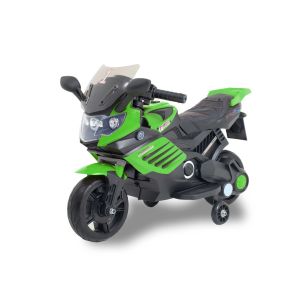 Kijana elektrische kindermotor superbike zwart-groen
