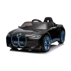 BMW i4 Elektrische Kinderauto 12 volt met afstandbediening - zwart BMW kinderauto's Elektrische kinderauto