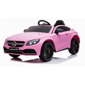 Mercedes Elektrische Kinderauto C63 AMG 12V Roze Alle producten Autovoorkinderen