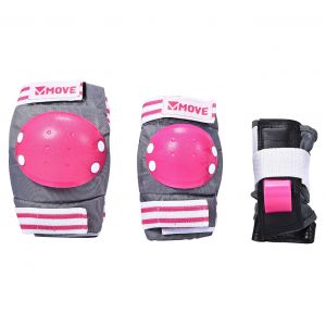 Move skatebescherming 3-delig roze