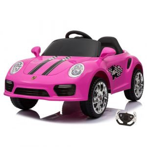 Kijana elektrische kinderauto Porsche style roze