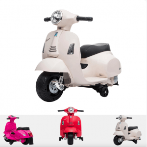 Mini Vespa elektrische kinderscooter wit Alle producten Autovoorkinderen