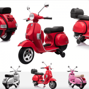 Vespa elektrische kinderscooter rood Alle producten Autovoorkinderen