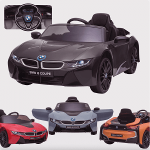 BMW elektrische kinderauto I8 zwart Alle producten Autovoorkinderen
