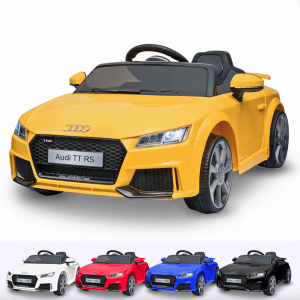 Audi elektrische kinderauto TT RS Geel Alle producten Autovoorkinderen