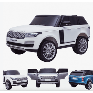 Range Rover elektrische kinderauto 2 zits wit Sale Autovoorkinderen