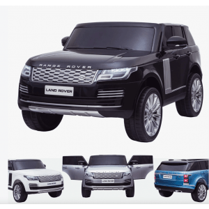 Range Rover elektrische kinderauto 2 zits zwart Sale Autovoorkinderen