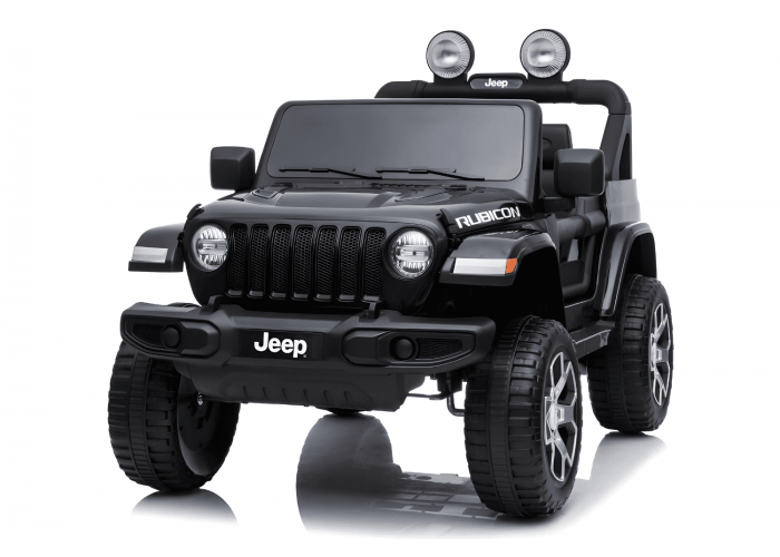 Elektrische Kinderauto Jeep Wrangler Rubicon 12V - Zwart