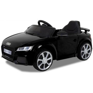 Audi TT RS kinderauto zwart zijspiegel koplamp