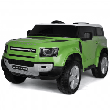 Land Rover Defender Elektrische Kinderauto 12V - Groen