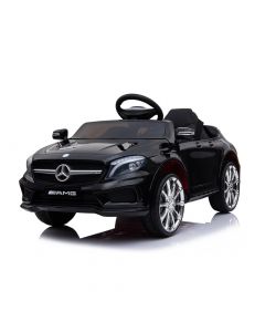 Mercedes elektrische kinderauto GLA45 AMG zwart