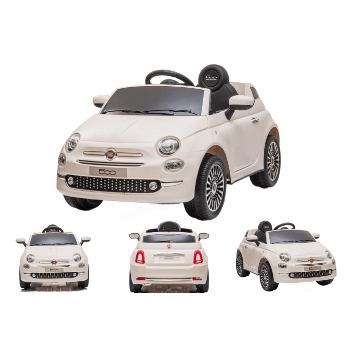 Fiat 500 elektrische kinderauto wit Alle producten Autovoorkinderen