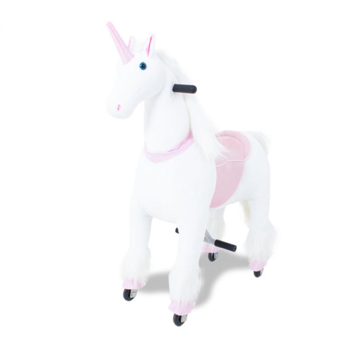 Kijana unicorn rijdend speelgoed wit/roze groot Alle producten Autovoorkinderen
