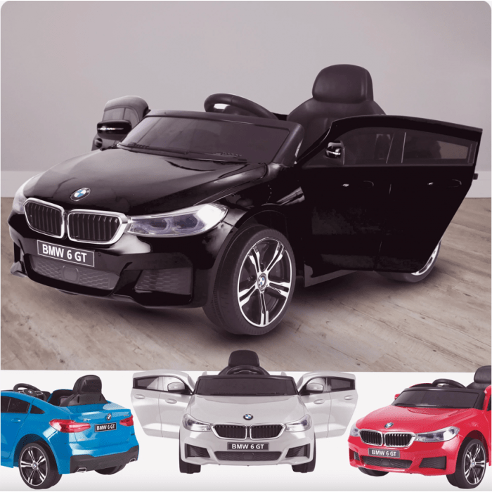BMW elektrische kinderauto 6-serie GT zwart Alle producten Autovoorkinderen